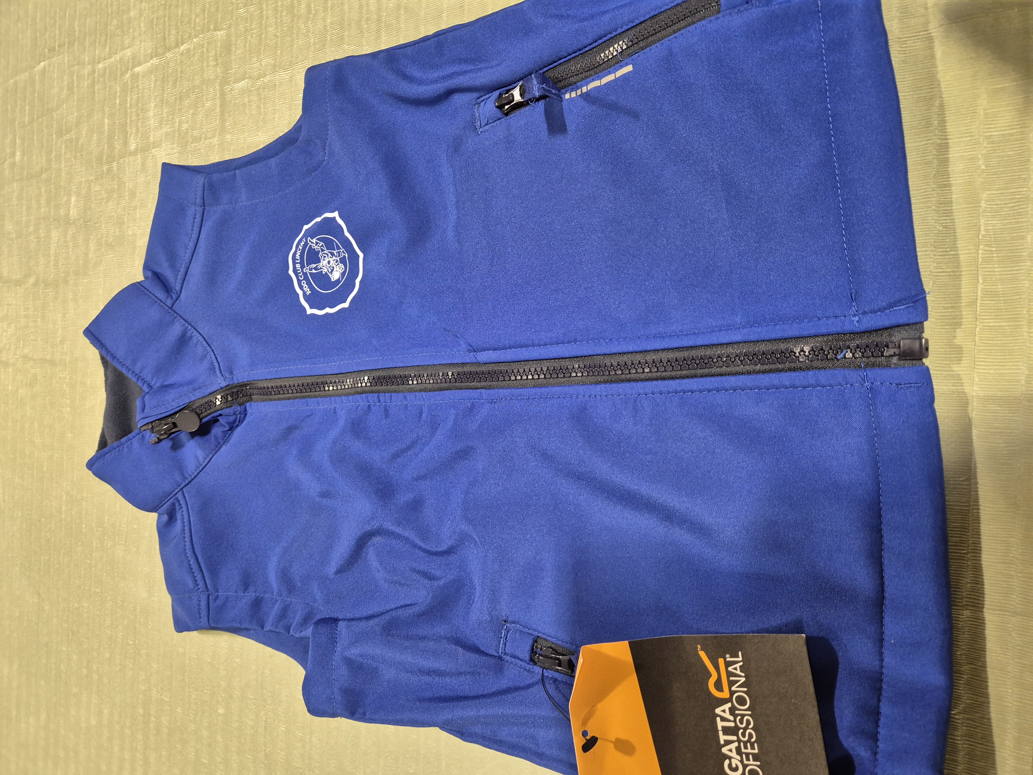 Veste sans manche bleu